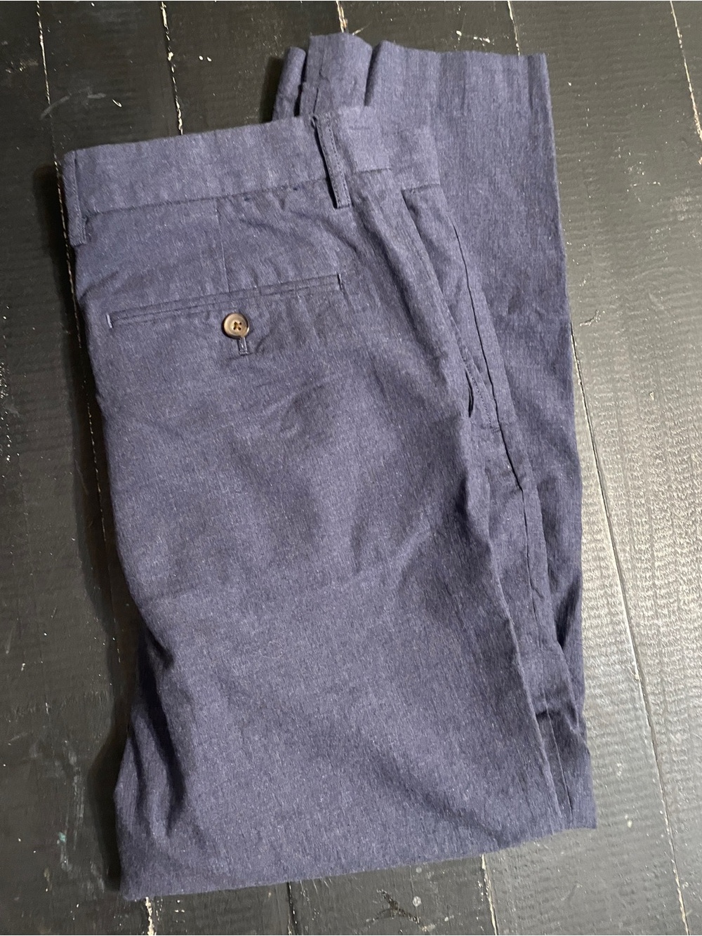 J.Crew Bedford Men’s Slim Dress Pants in Navy